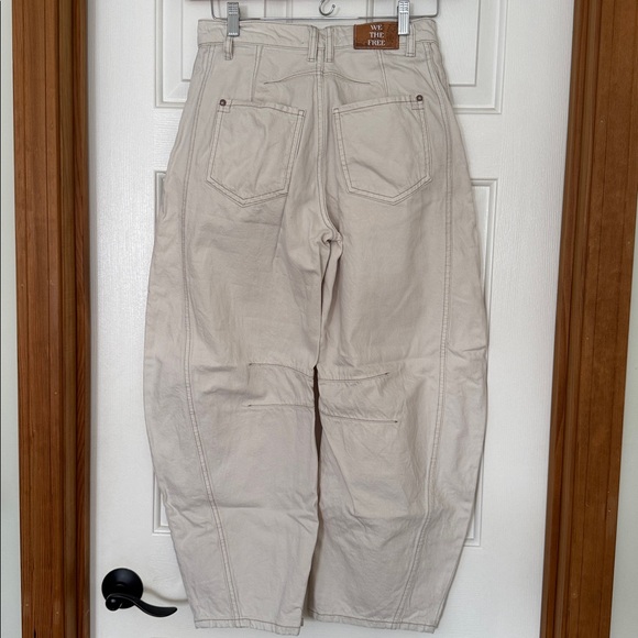 Free People Barrel Leg Jean, size 25 - Picture 5 of 5